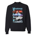 thumbnail image 1 of Wild Bobby, Mustang Ford Classics Cars and Trucks Unisex Crewneck Graphic Sweatshirt, Black, Medium, 1 of 6