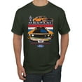 thumbnail image 1 of Wild Bobby, Mustang Powered by Ford Performance Cars and Trucks Men Graphic Tee, Forest Green, XX-Large, 1 of 6