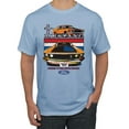 thumbnail image 1 of Wild Bobby, Mustang Powered by Ford Performance Cars and Trucks Men Graphic Tee, Light Blue, 4X-Large, 1 of 6