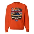 thumbnail image 1 of Wild Bobby, Mustang Powered by Ford Performance Cars and Trucks Unisex Crewneck Graphic Sweatshirt, Orange, 3X-Large, 1 of 6
