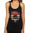 thumbnail image 1 of Wild Bobby Mustang Powered by Ford Performance Cars and Trucks Women Tri-Blend Racerback Tank Top, Vintage Black, Medium, 1 of 6