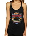thumbnail image 1 of Wild Bobby Mustang Powered by Ford Performance Cars and Trucks Women Tri-Blend Racerback Tank Top, Vintage Black, Small, 1 of 6
