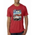 thumbnail image 1 of Wild Bobby, Mustang Untamed American Spirit Ford Cars and Trucks Men Premium Tri Blend Tee, Vintage Red, Medium, 1 of 6