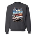 thumbnail image 1 of Wild Bobby, Mustang Untamed American Spirit Ford Cars and Trucks Unisex Crewneck Graphic Sweatshirt, Charcoal, 3X-Large, 1 of 6