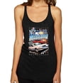 thumbnail image 1 of Wild Bobby Mustang Untamed American Spirit Ford Cars and Trucks Women Tri-Blend Racerback Tank Top, Vintage Black, Small, 1 of 6