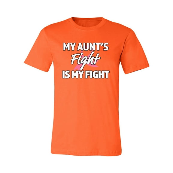 Wild Bobby My Aunt's Fight Is My Fight | Breast Cancer Pink Ribbon Fight Family Support Breast Cancer Awareness Unisex Premium T-Shirt
