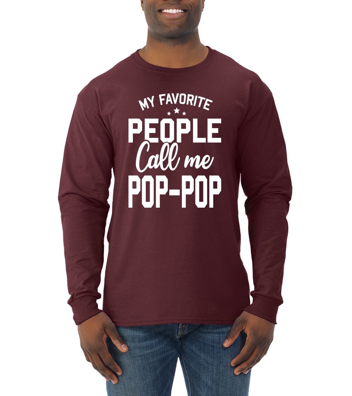 My Favorite People Call Me Pop Pop Grandpa Classic Round Sticker | Zazzle