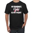 thumbnail image 1 of Wild Bobby My Grandma's Fight Is My Fight | Breast Cancer Pink Ribbon Fight Family Support Breast Cancer Awareness Men Tee, 1 of 6