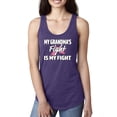 thumbnail image 1 of Wild Bobby My Grandma's Fight Is My Fight | Breast Cancer Pink Ribbon Fight Family Support Breast Cancer Awareness Women Racerback Tank Top, 1 of 6