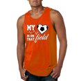 thumbnail image 1 of Wild Bobby, My Heart Is On That Soccer Field, Sports, Men Graphic Tank Top, Orange, Small, 1 of 4