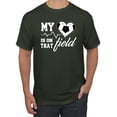 thumbnail image 1 of Wild Bobby, My Heart Is On That Soccer Field, Sports, Men Graphic Tee, Forest Green, 3X-Large, 1 of 4