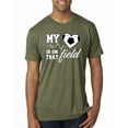 thumbnail image 1 of Wild Bobby, My Heart Is On That Soccer Field, Sports, Men Premium Tri Blend Tee, Military Green, Small, 1 of 4