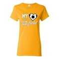 thumbnail image 1 of Wild Bobby, My Heart Is On That Soccer Field, Sports, Women Graphic Tee, Gold, Large, 1 of 4