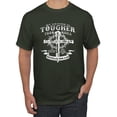 thumbnail image 1 of Wild Bobby, My Savior Is Tougher Than Nails Revelation 1:18, Inspirational Christian, Men Graphic Tee, Forest Green, Medium, 1 of 5