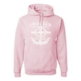 thumbnail image 1 of Wild Bobby, My Savior Is Tougher Than Nails Revelation 1:18, Inspirational Christian, Unisex Graphic Hoodie Sweatshirt, Light Pink, Small, 1 of 5