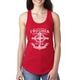 thumbnail image 1 of Wild Bobby, My Savior Is Tougher Than Nails Revelation 1:18, Inspirational Christian, Women Racerback Tank Top, Red, X-Large, 1 of 5