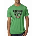 thumbnail image 1 of Wild Bobby, My Savior is Tougher than Nails Bible Verse | Male Inspirational/Christian Premium Tri Blend T-Shirt, Envy, Small, 1 of 3