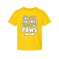 thumbnail image 1 of Wild Bobby My Siblings Have Paws Funny Pets Pet Dog Owner Toddler Crew Graphic T-Shirt, 1 of 6