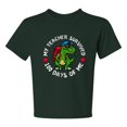 thumbnail image 1 of Wild Bobby My Teacher Survived 100 Days of Me Funny Dinosaur Cool Dino, 100 Days of School 2024 2025 Design for Kids Youth Boys Girls School Unisex Boys Girls Graphic Youth T-Shirt, 1 of 6