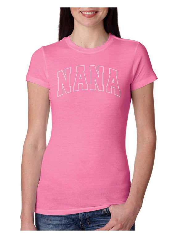 NANA Varsity Letters Women Slim Fit Junior Tee