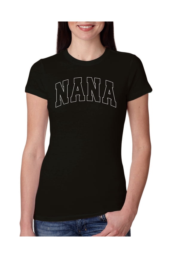 NANA Varsity Letters Women Slim Fit Junior Tee