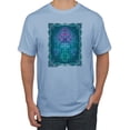 thumbnail image 1 of Wild Bobby, Neon Celtic Cross, Inspirational/Christian, Men Graphic Tees, Light Blue, 2XL, 1 of 3