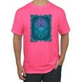 thumbnail image 1 of Wild Bobby, Neon Celtic Cross, Inspirational/Christian, Men Graphic Tees, Neon Pink, Large, 1 of 3