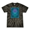 thumbnail image 1 of Wild Bobby, Neon Celtic Cross, Inspirational/Christian, Tie-Dye Tees, Spiral Black, Medium, 1 of 3