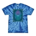 thumbnail image 1 of Wild Bobby, Neon Celtic Cross, Inspirational/Christian, Tie-Dye Tees, Spiral Royal, X-Large, 1 of 3