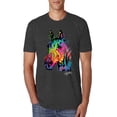 thumbnail image 1 of Wild Bobby, Neon Rainbow Horse Animal Lover Mens Premium Tri Blend T-Shirt, Vintage Black, X-Large, 1 of 3