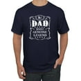thumbnail image 1 of Wild Bobby, No. 1 Dad Genuine Legend Father's Day Men's Tee, Navy, Medium, 1 of 6