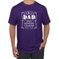 thumbnail image 1 of Wild Bobby, No. 1 Dad Genuine Legend Father's Day Men's Tee, Purple, 5X-Large, 1 of 6