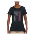 thumbnail image 1 of Wild Bobby, No One Fights Alone First Responder Dispatcher EMS Corrections Police Fire Military Unity, Pop Culture, Women Graphic Tee, Black, Small, 1 of 4