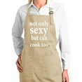 thumbnail image 1 of Wild Bobby, Not Only But Can Cook Too | Unisex Kitchen Utility Cooking Apron, Natural, Small, 1 of 1