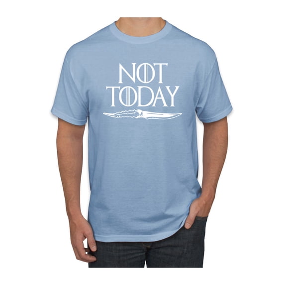 Wild Bobby, Not Today Arya Dagger GoT Thrones Mens Pop Culture Graphic T-Shirt