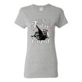 thumbnail image 1 of Wild Bobby Not Today Cupid Cute Funny Trash Panda Meme Valentine's Day Women Graphic Tee, 1 of 6