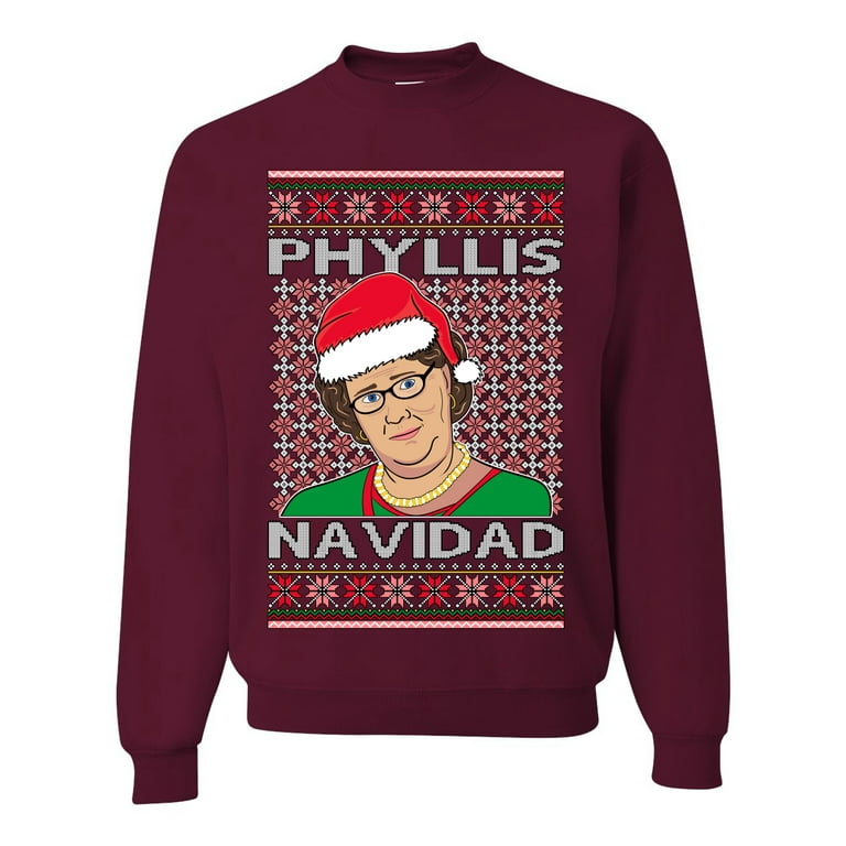 Wild Bobby Office Phyllis Navidad Happy Holiday Ugly Christmas