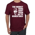 thumbnail image 1 of Wild Bobby, Office Prison Mike Dementors Michael Scott, Pop Culture, Men Graphic Tee, Maroon, Small, 1 of 4
