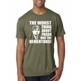 thumbnail image 1 of Wild Bobby, Office Prison Mike Dementors Michael Scott, Pop Culture, Men Premium Tri Blend Tee, Military Green, Large, 1 of 4