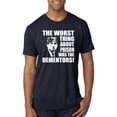 thumbnail image 1 of Wild Bobby, Office Prison Mike Dementors Michael Scott, Pop Culture, Men Premium Tri Blend Tee, Vintage Navy, X-Large, 1 of 4