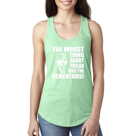 Wild Bobby, Office Prison Mike Dementors Michael Scott, Pop Culture, Women Racerback Tank Top, Mint, X-Large