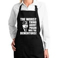 thumbnail image 1 of Office Prison Mike Funny Dementors Kitchen BBQ Grilling Cooking Graphic Apron with Pockets, Black, One Size, 1 of 4