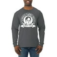 thumbnail image 1 of Wild Bobby, Office Schrute Farms Beets Always Fresh, Pop Culture, Men Long Sleeve Shirt, Charcoal, XX-Large, 1 of 4