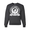 thumbnail image 1 of Wild Bobby, Office Schrute Farms Beets Always Fresh, Pop Culture, Unisex Crewneck Graphic Sweatshirt, Heather Black, Large, 1 of 4