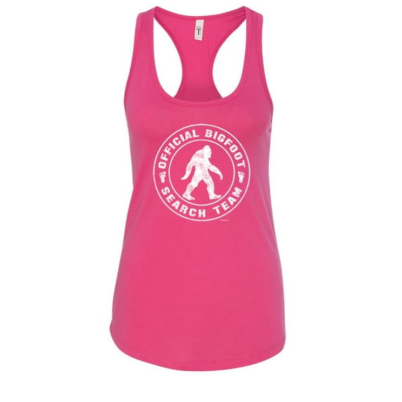 Wild Bobby Official Bigfoot Search Team Funny Sasquatch Pop Culture Women Racerback Tank Top