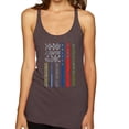 thumbnail image 1 of Wild Bobby, No One Fights Alone First Responder Dispatcher EMS Corrections Police Fire Military Unity, Pop Culture, Women Tri-Blend Racerback Tank Top, Brown, Small, 1 of 4