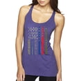 thumbnail image 1 of Wild Bobby, No One Fights Alone First Responder Dispatcher EMS Corrections Police Fire Military Unity, Pop Culture, Women Tri-Blend Racerback Tank Top, Purple Rush, X-Large, 1 of 4