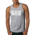 thumbnail image 1 of Wild Bobby One Nation Under God Inspirational/Christian Men Graphic Tank Top, Heather Grey, Small, 1 of 5