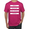 thumbnail image 1 of Wild Bobby, Only Talkin to Jesus Today Religious, Inspirational/Christian, Men's Graphic Tees, Fuschia, 2XL, 1 of 3
