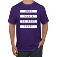 thumbnail image 1 of Wild Bobby, Only Talkin to Jesus Today Religious, Inspirational/Christian, Men's Graphic Tees, Purple, 2XL, 1 of 3
